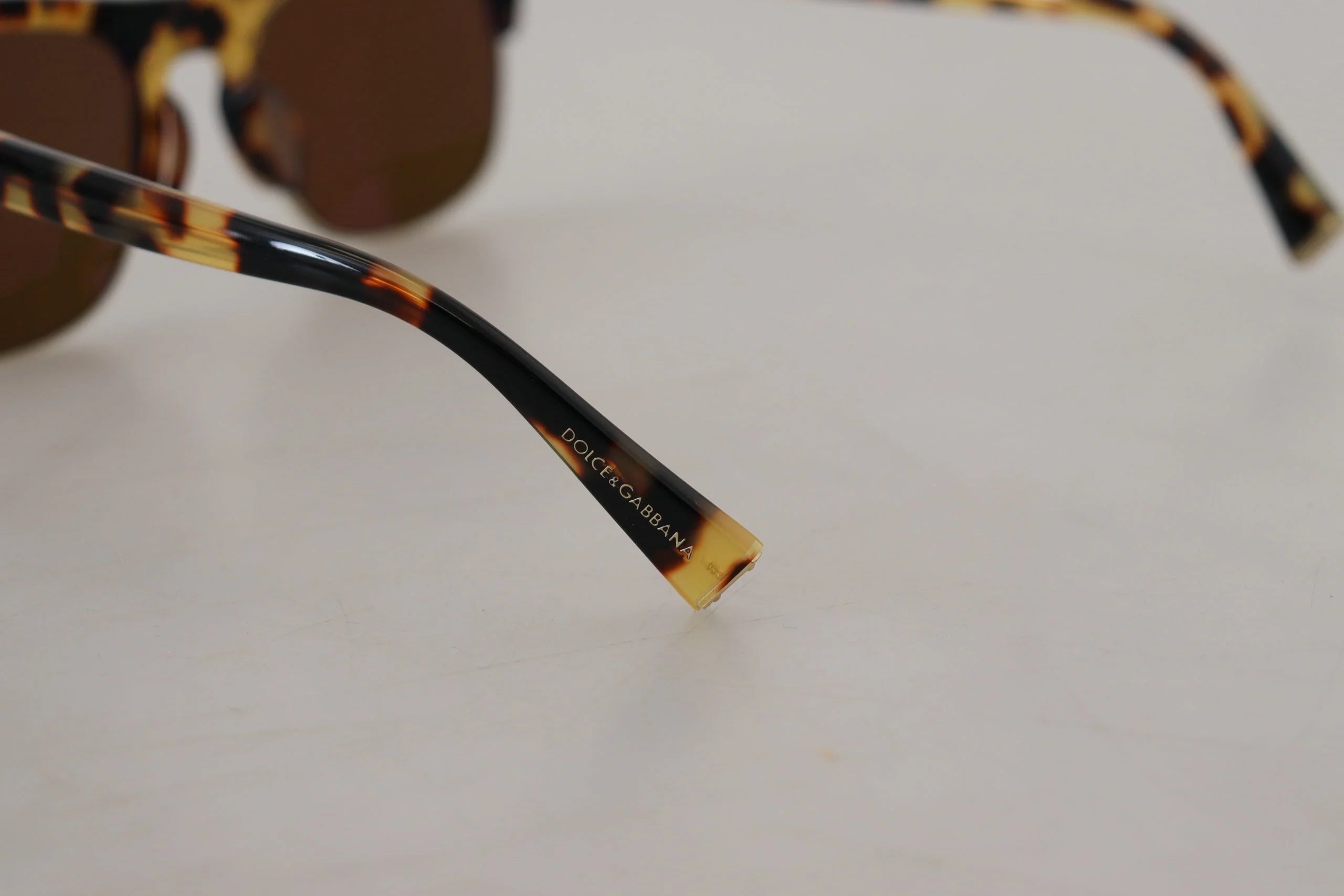 Dolce & Gabbana Brown Gold Acetate Havana DG430A Sunglasses - Sunglasses