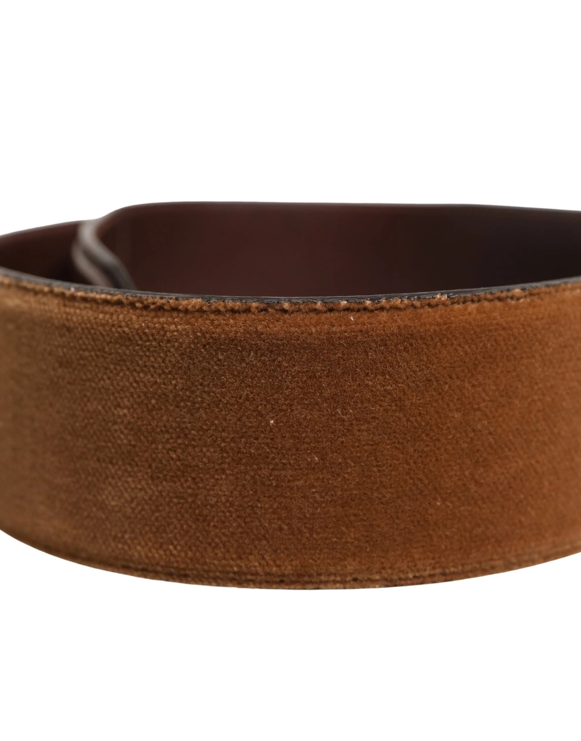 Dolce & Gabbana Brown Horse Velvet Leather Bag Accessory Shoulder Strap