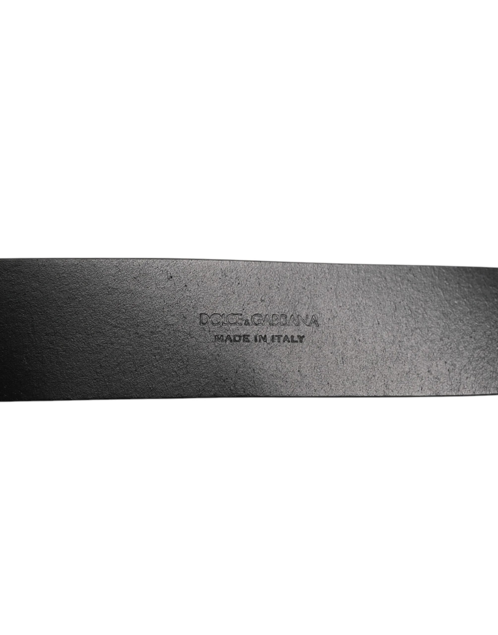 Dolce & Gabbana Brown Key Ring Clip Attachments Buckle Belt - 90 cm / 36 Inches