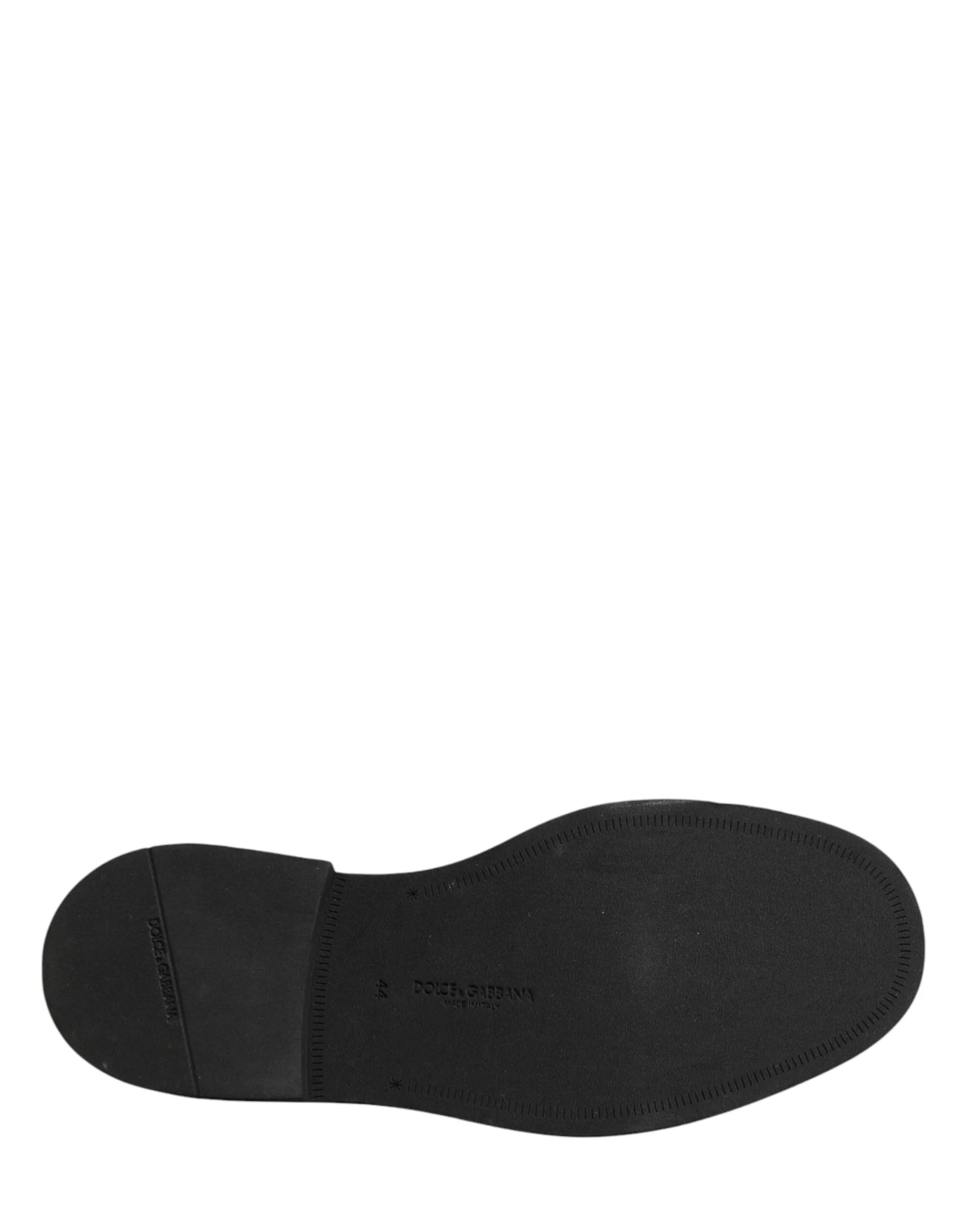 Dolce & Gabbana Brown Lace Up Leather Brogue Derby Men Shoes - EU44/US11