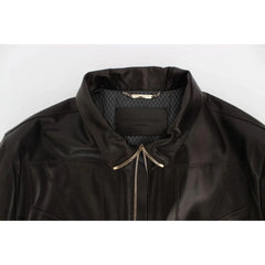 Dolce & Gabbana Brown Lambskin Jackets & Coat - IT46 | S