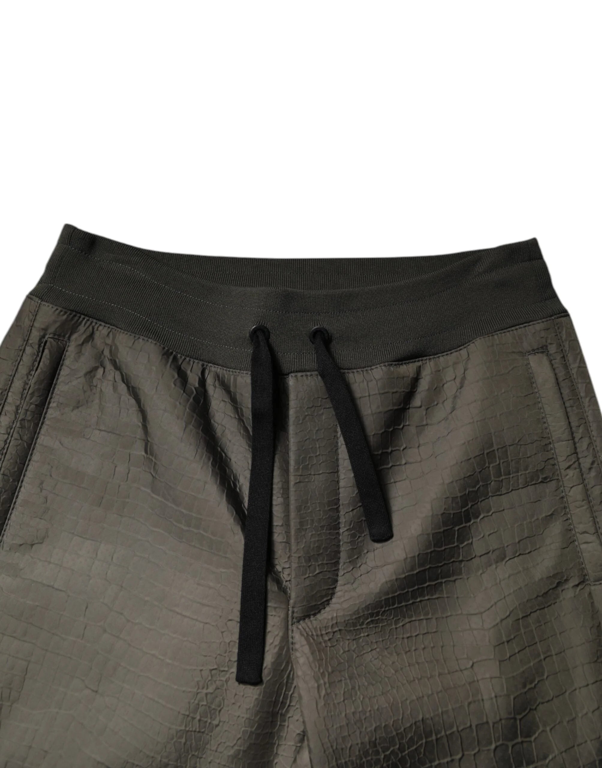 Dolce & Gabbana Brown Lambskin Leather Men Sweatpants Pants - IT50 | L - Sweatpants