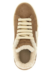 Dolce & Gabbana Brown Lambskin Sneakers