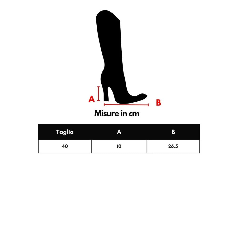 Dolce & Gabbana Brown Leather High Heel Boots - EU40/US10