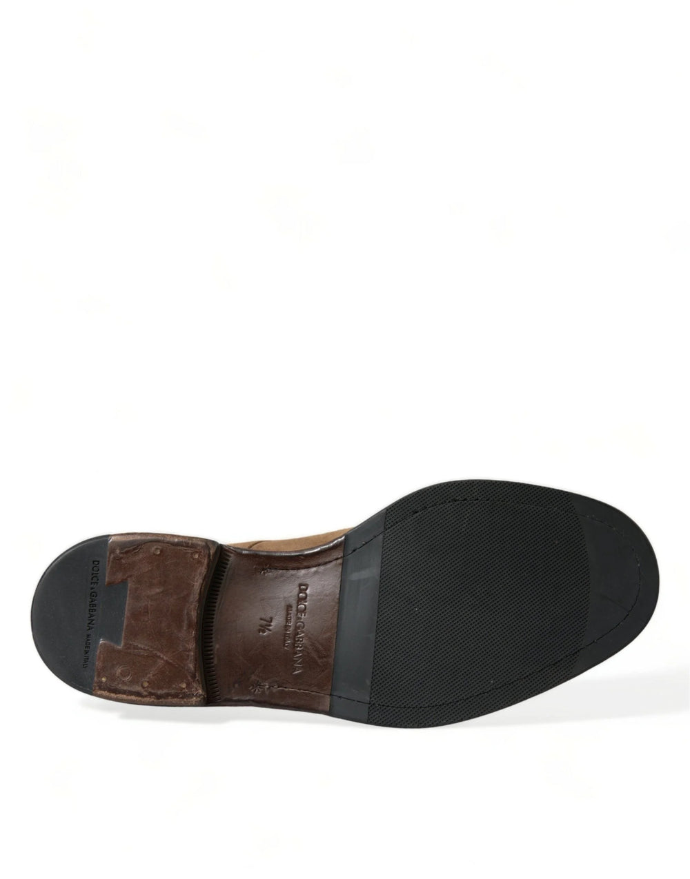 Dolce & Gabbana Brown Leather Lace Up Ankle Boots Shoes - EU41.5/US8.5 - Boots