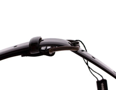 Dolce & Gabbana Brown Leather Logo Belt Cintura Belt - 90 cm / 36 Inches - Belts