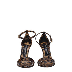 Dolce & Gabbana Brown Leather Sandals - EU39/US9