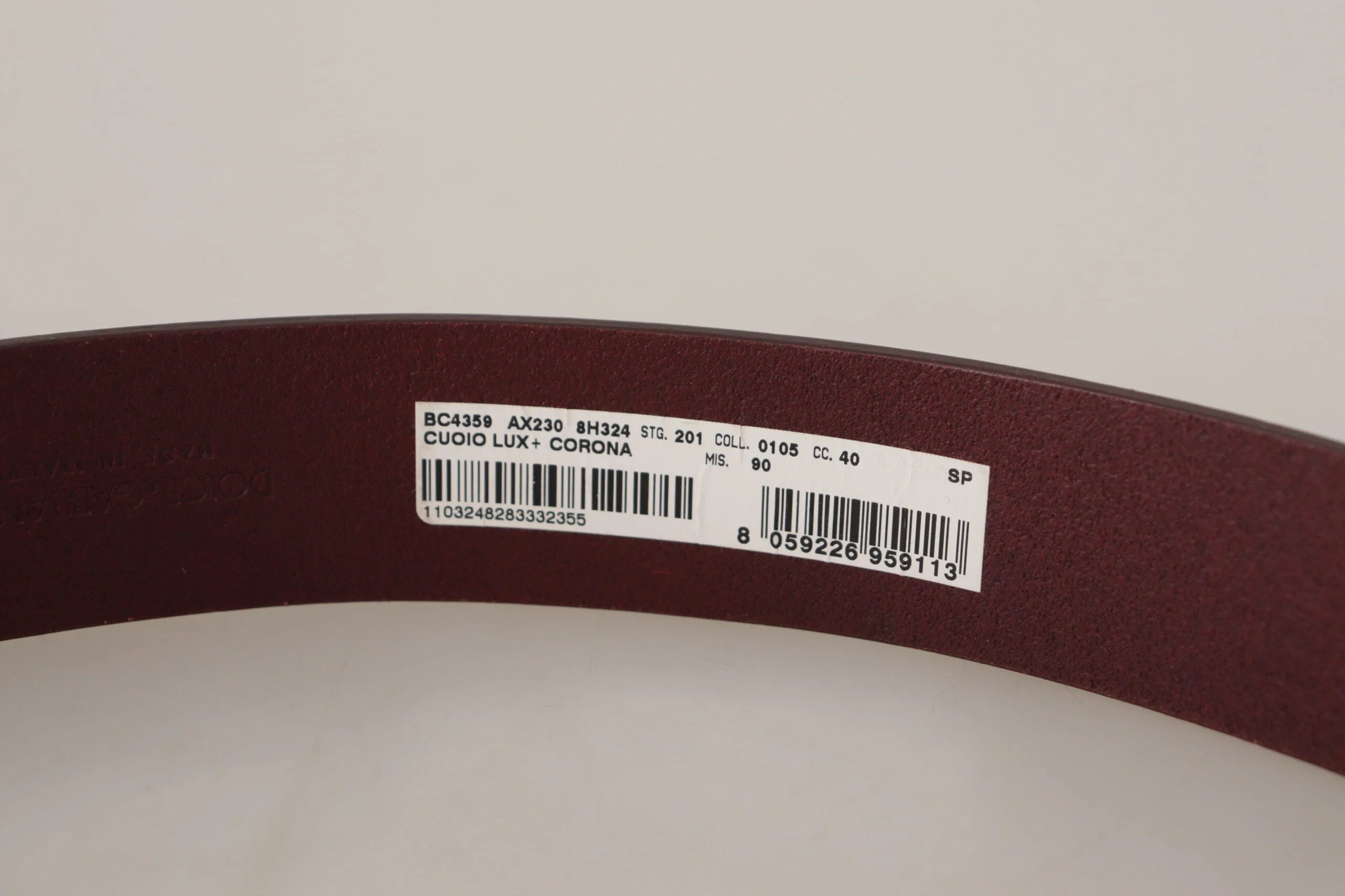 Dolce & Gabbana Brown Leather Silver Metal Crown Buckle Belt - 90 cm / 36 Inches - Belts