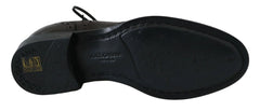 Dolce & Gabbana Brown Leather Wingtip Derby Formal Shoes - EU39/US6 - Shoes