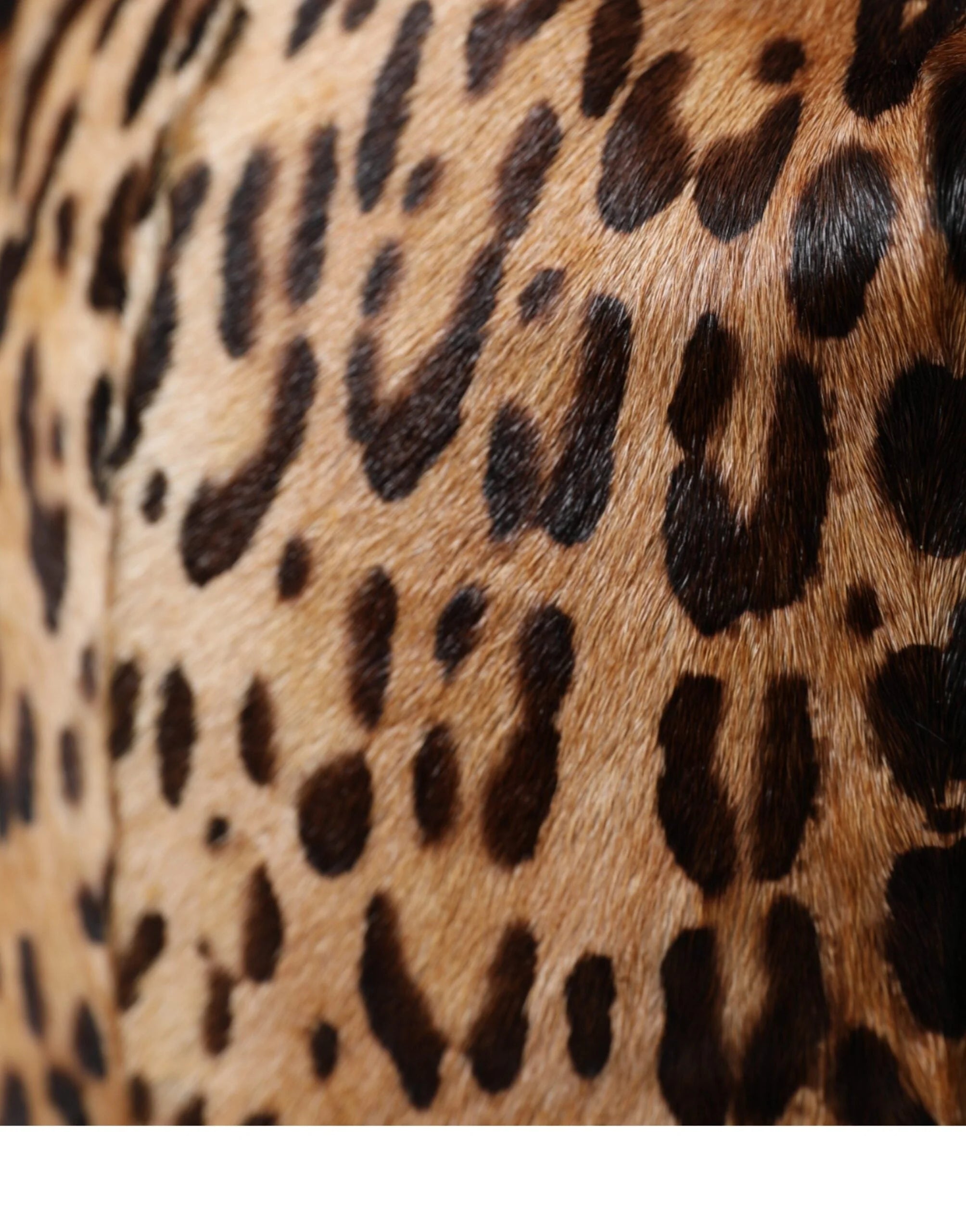 Dolce & Gabbana Brown Leopard Fur Women Bucket Hat - 56 cm|XS - Bucket Hats