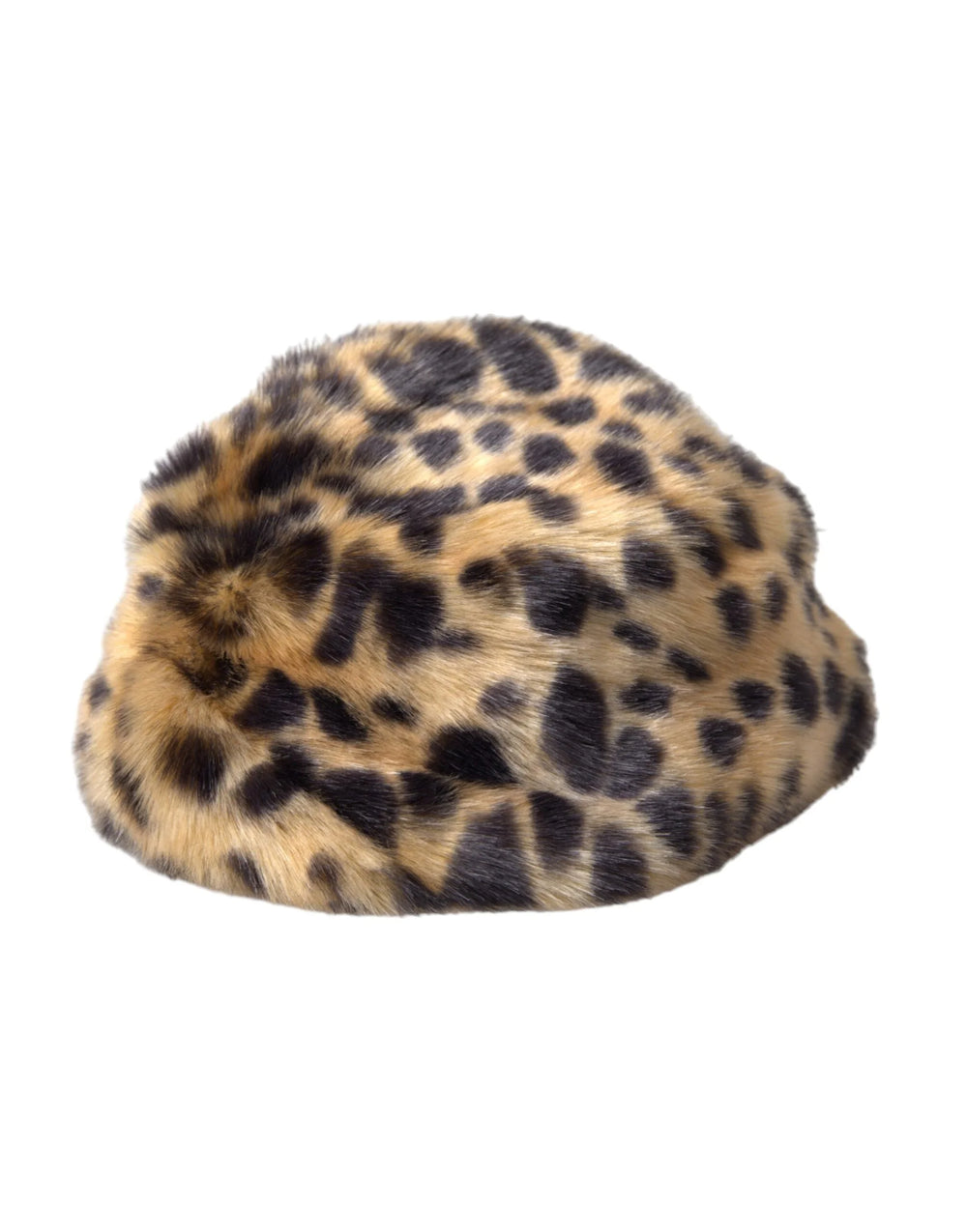 Dolce & Gabbana Brown Leopard Fur Women Bucket Hat - 57 cm|S - Bucket Hats