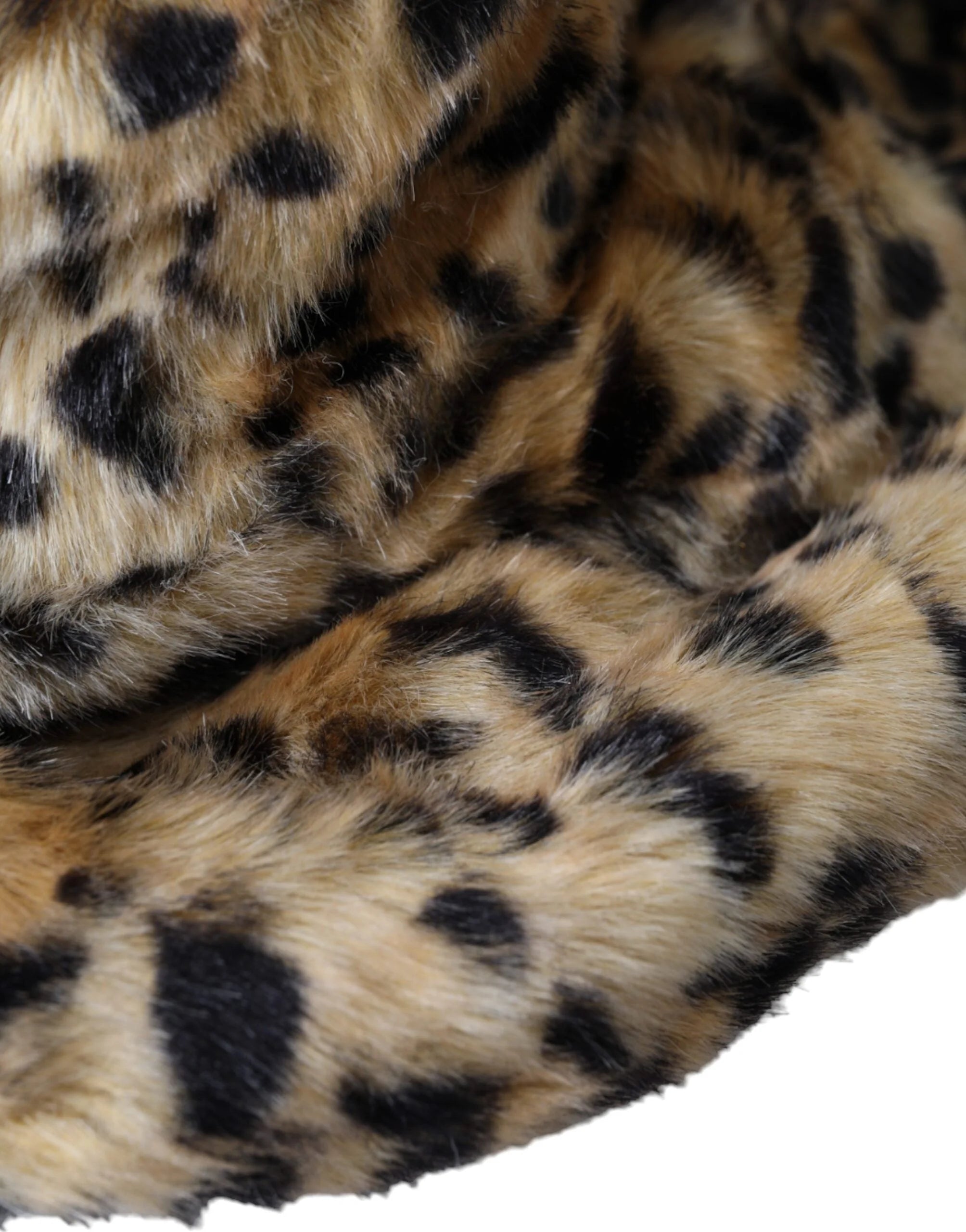 Dolce & Gabbana Brown Leopard Fur Women Bucket Hat - 57 cm|S - Bucket Hats