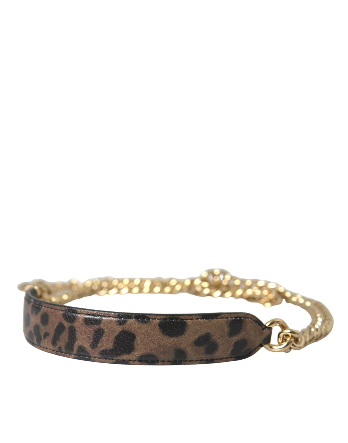 Dolce & Gabbana Brown Leopard Handbag Accessory Shoulder Strap - Handbag & Wallet Accessories