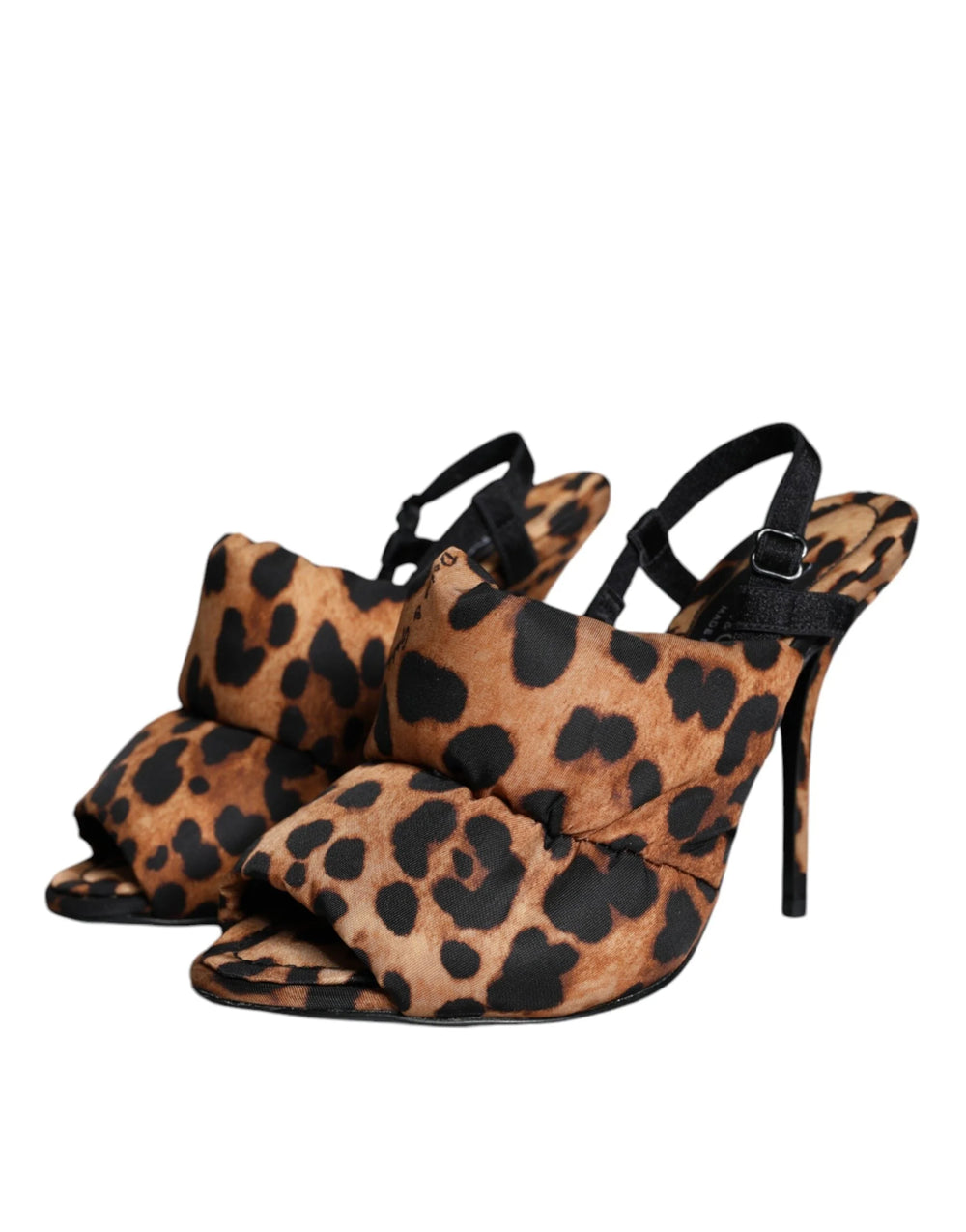 Sandálias de Salto Keira Leopard Castanhas da Dolce & Gabbana - EU36.5/US6