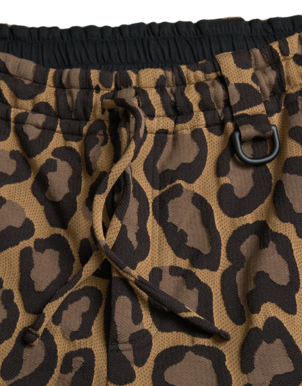 Dolce & Gabbana Brown Leopard Print Polyester Jogger Pants - Joggers