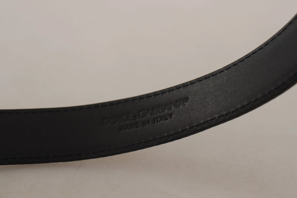 Dolce & Gabbana Brown Leopard Print Vintage Metal Waist Buckle Belt - 65 cm / 26 Inches