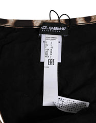 Dolce & Gabbana Brown Leopard Triangle Tanga Panty Underwear - IT3 | M - Thongs