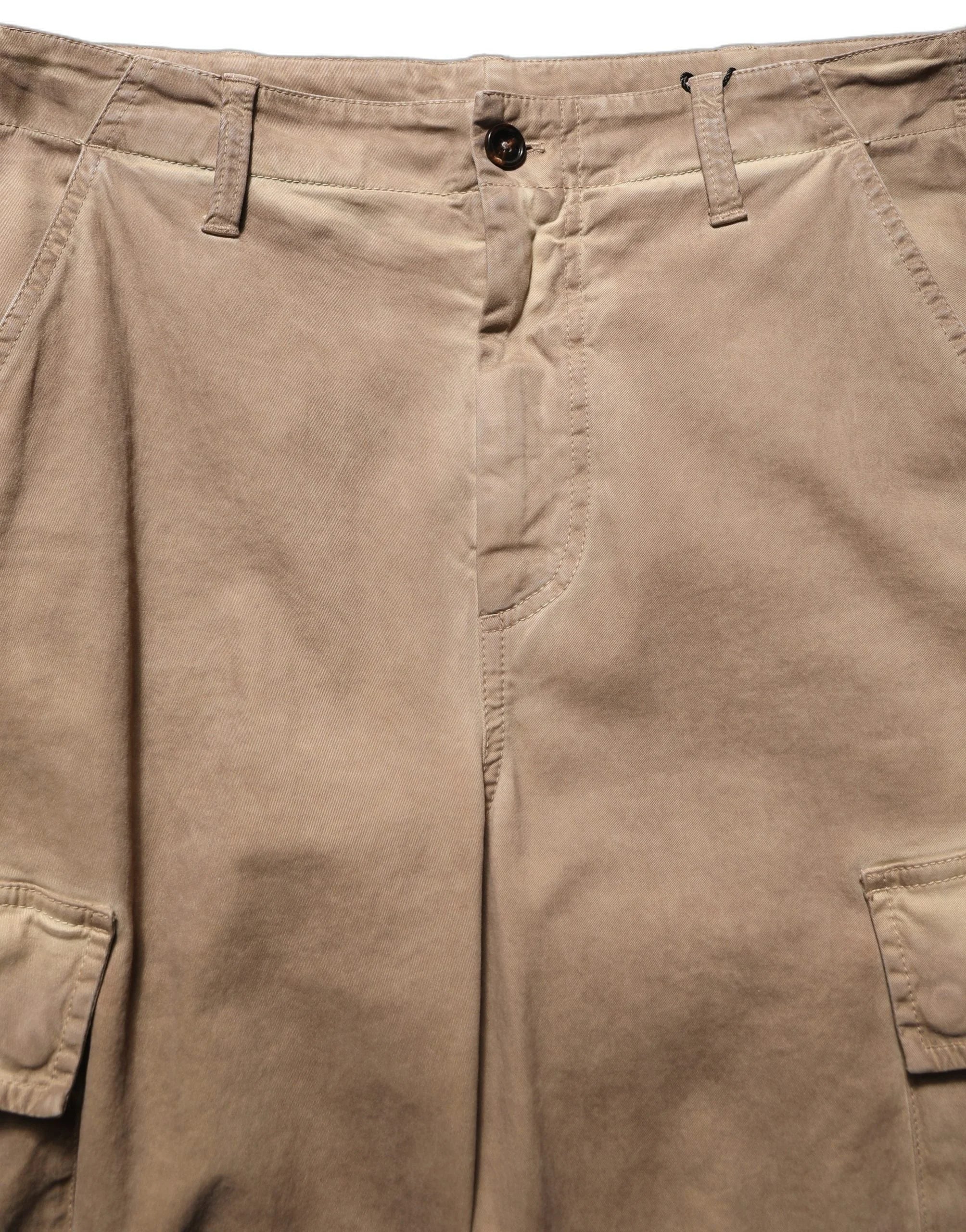 Dolce & Gabbana Brown Mid Waist Cargo Straight Trouser Pants - IT44 | XS
