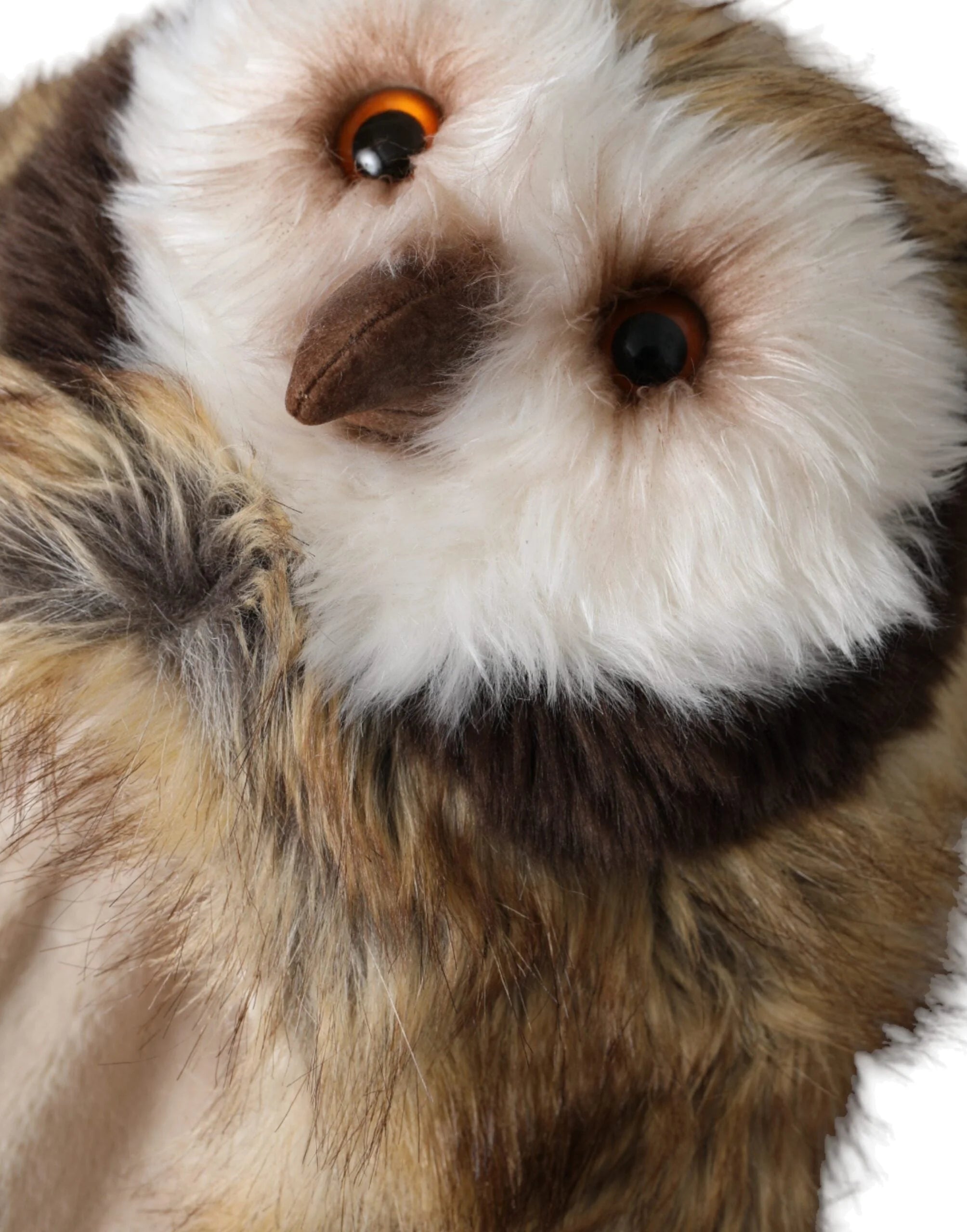 Dolce & Gabbana Brown Owl Faux Fur Whole Head Cap Hat - Hats