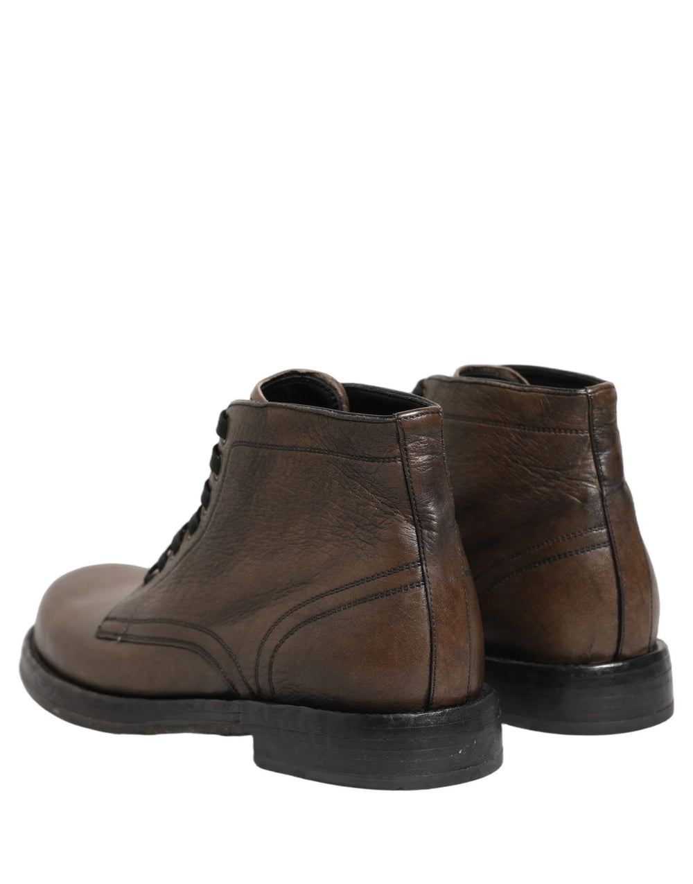 Dolce & Gabbana Brązowe buty męskie Perugino ze skóry - EU45/US11