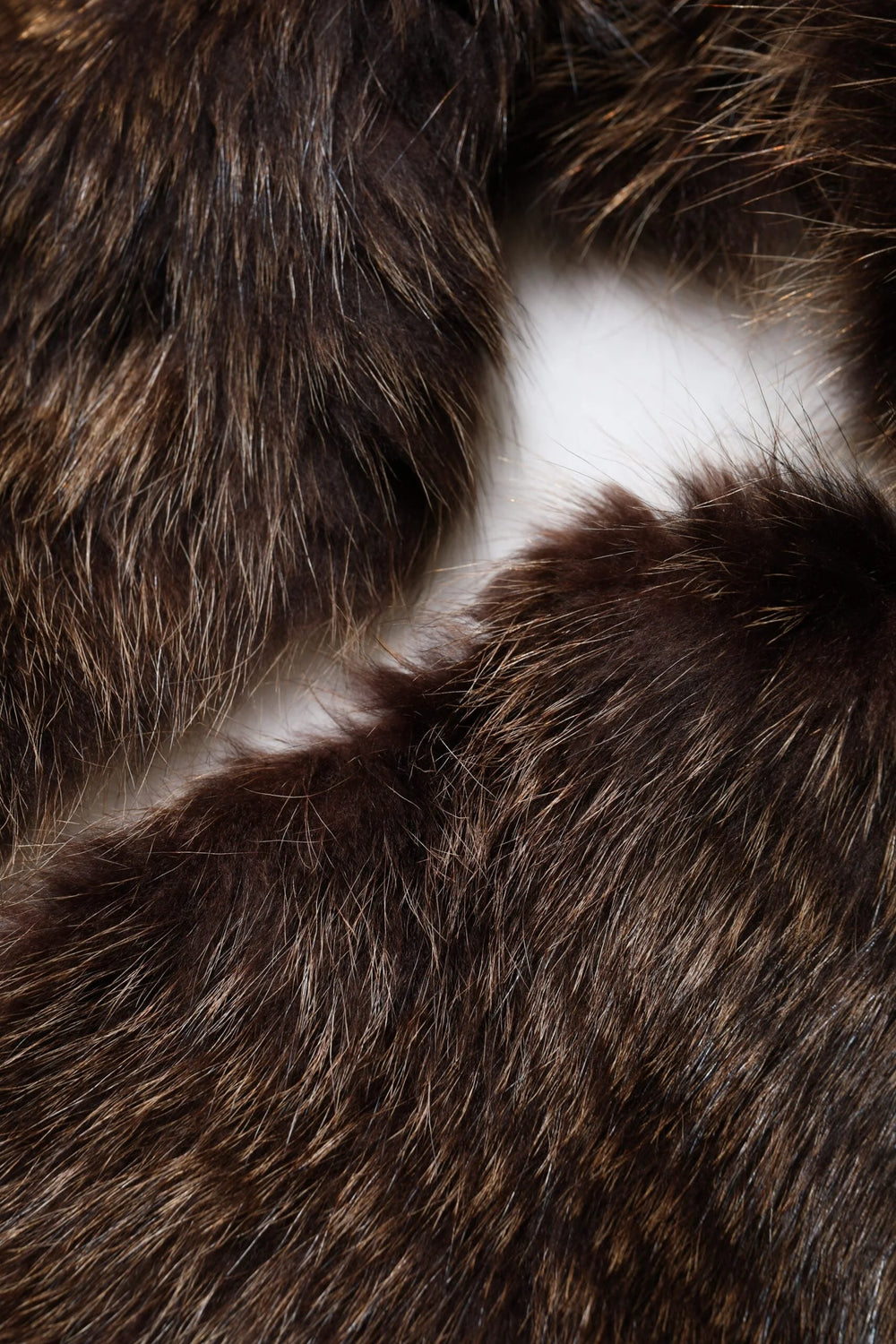 Dolce & Gabbana Brown Raccoon Fur Neck Warmer Winter Scarf - Scarves & Shawls