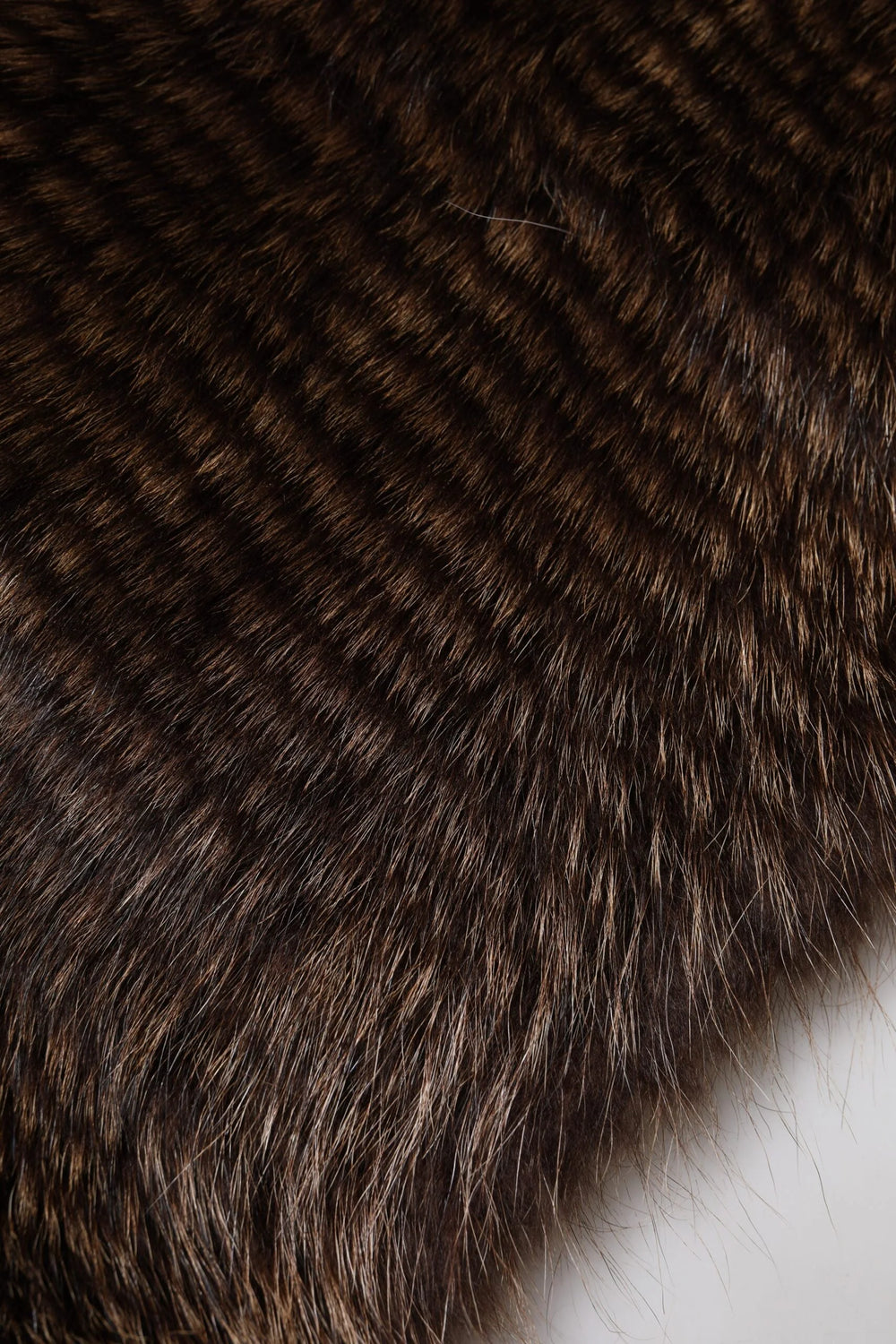 Dolce & Gabbana Brown Raccoon Fur Neck Warmer Winter Scarf - Scarves & Shawls