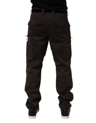 Dolce & Gabbana Brown Re- Edition Cotton Men Cargo Pants - IT50 | L