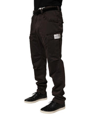 Dolce & Gabbana Brown Re- Edition Cotton Men Cargo Pants - IT50 | L - Cargo Pants
