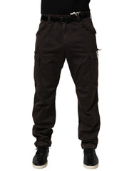 Dolce & Gabbana Brown Re- Edition Cotton Men Cargo Pants - IT50 | L