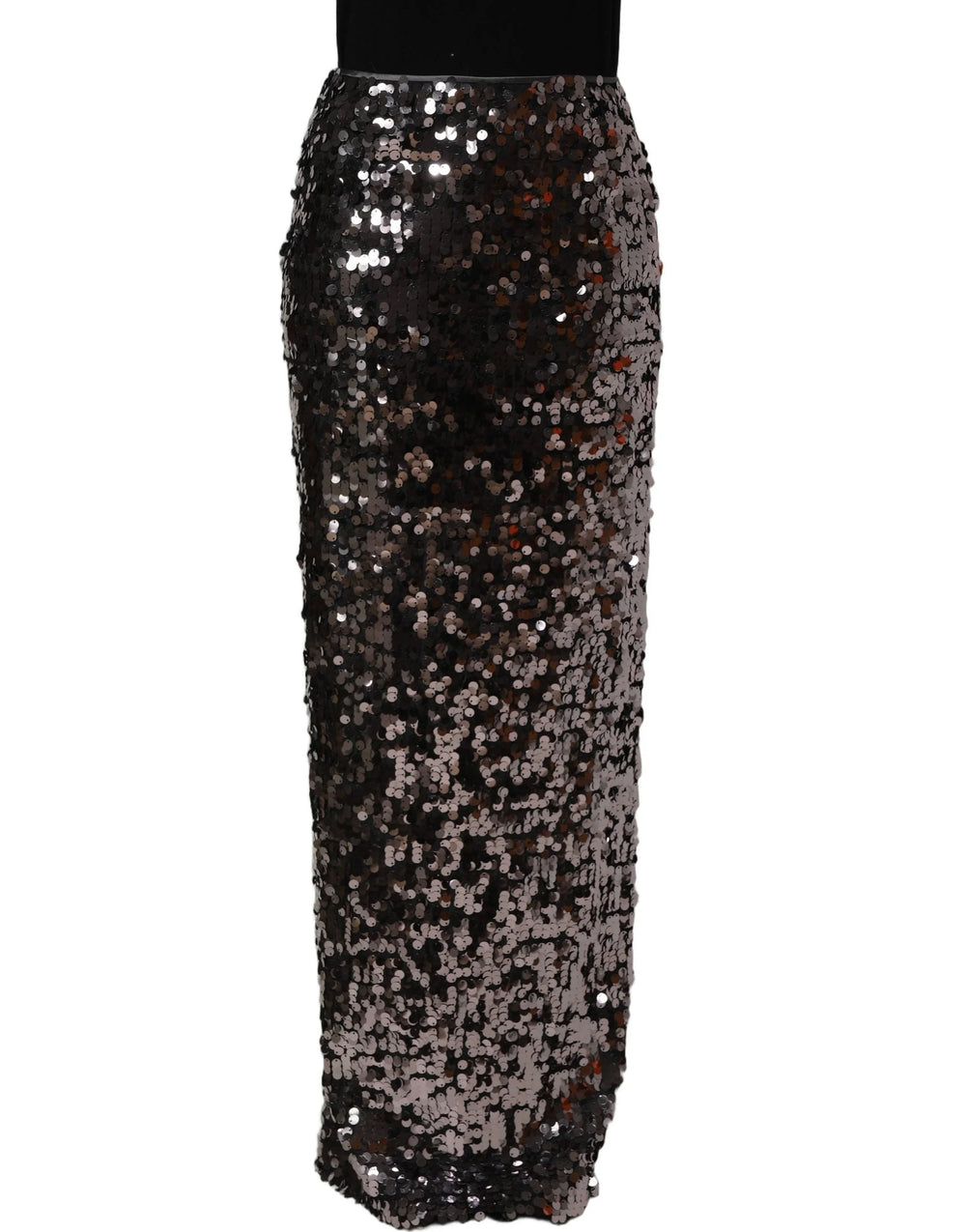 Dolce & Gabbana Brown Sequinned Embellished PencilCut Skirt - IT36|XXS