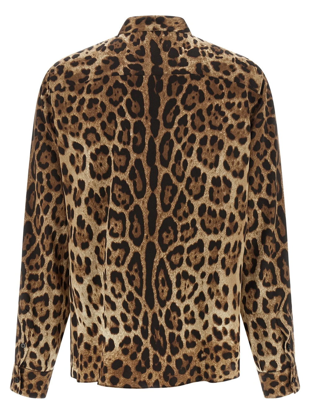 Dolce & Gabbana Brown Silk Blouse