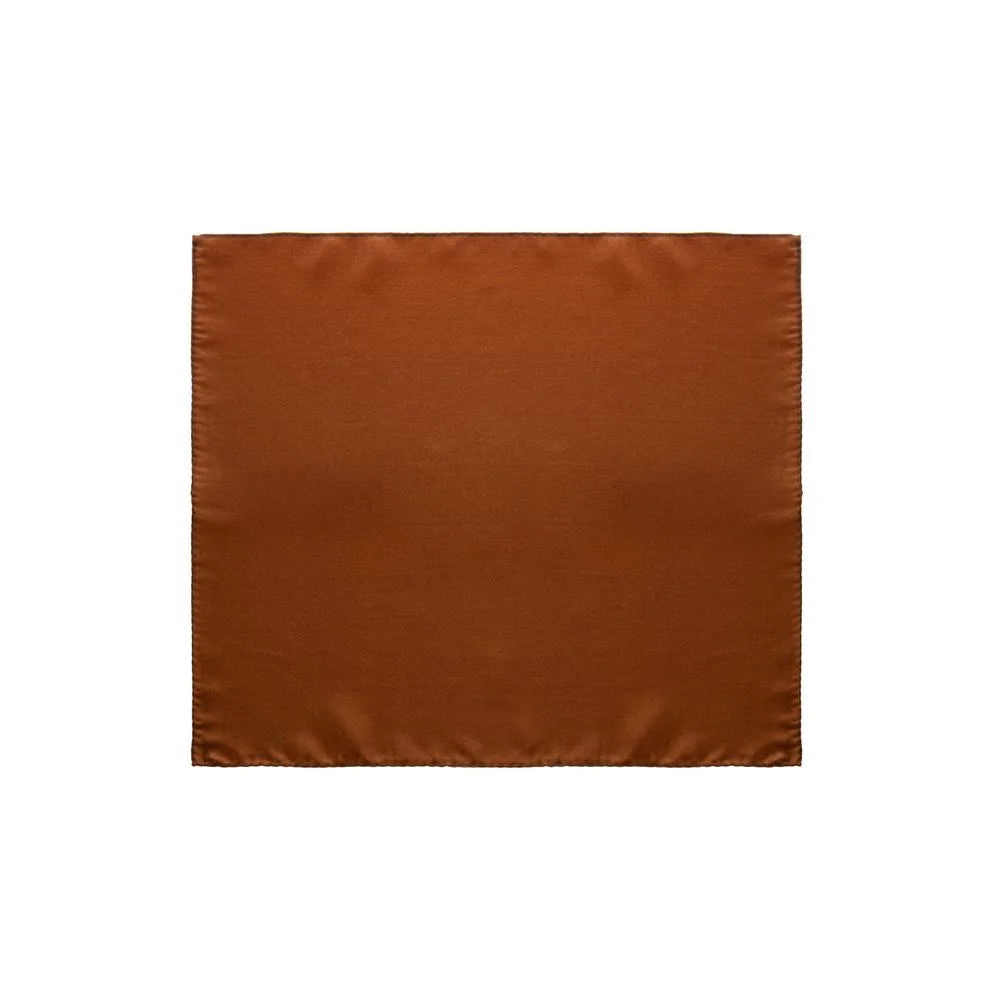 Dolce & Gabbana Brown Silk Pocket Square - Handkerchiefs