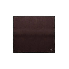 Dolce & Gabbana Brown Silk Pocket Square - Handkerchiefs