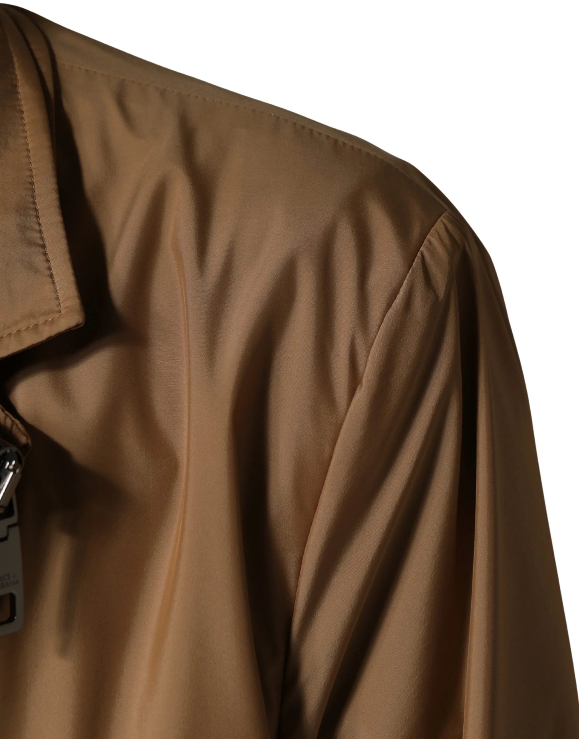 معطف جاكيت طبقات مزدوجة بني من دولتشي آند غابانا - IT58 | 3XL - معاطف