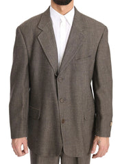 Dolce & Gabbana Brown Single Breasted Wool Suit - IT54 | XL - Pant Suits