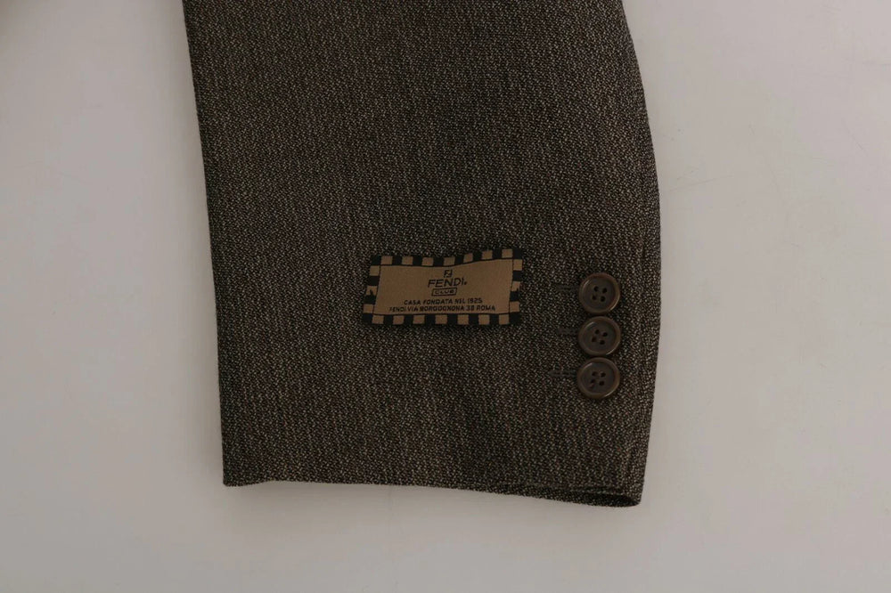 Dolce & Gabbana Brown Single Breasted Wool Suit - IT54 | XL - Pant Suits