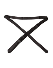 Dolce & Gabbana Brown Solid 100% Silk Adjustable Tie - Neckties