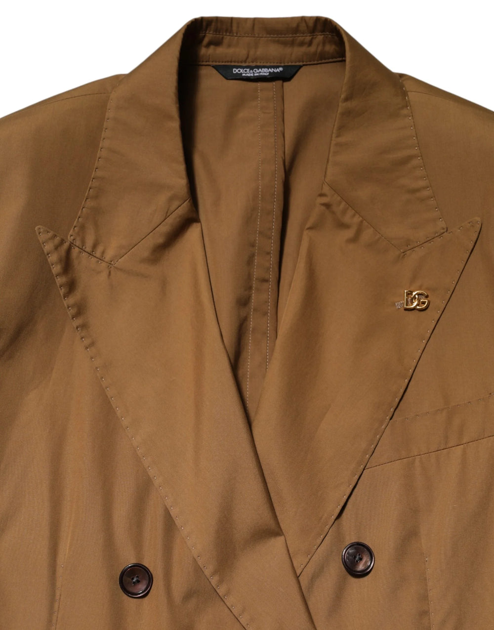 Dolce & Gabbana Brown TAORMINA Double-Breasted 2 Piece Suit - IT52 | XL - Suits