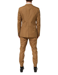 Dolce & Gabbana Brown TAORMINA Double-Breasted 2 Piece Suit - IT52 | XL - Suits
