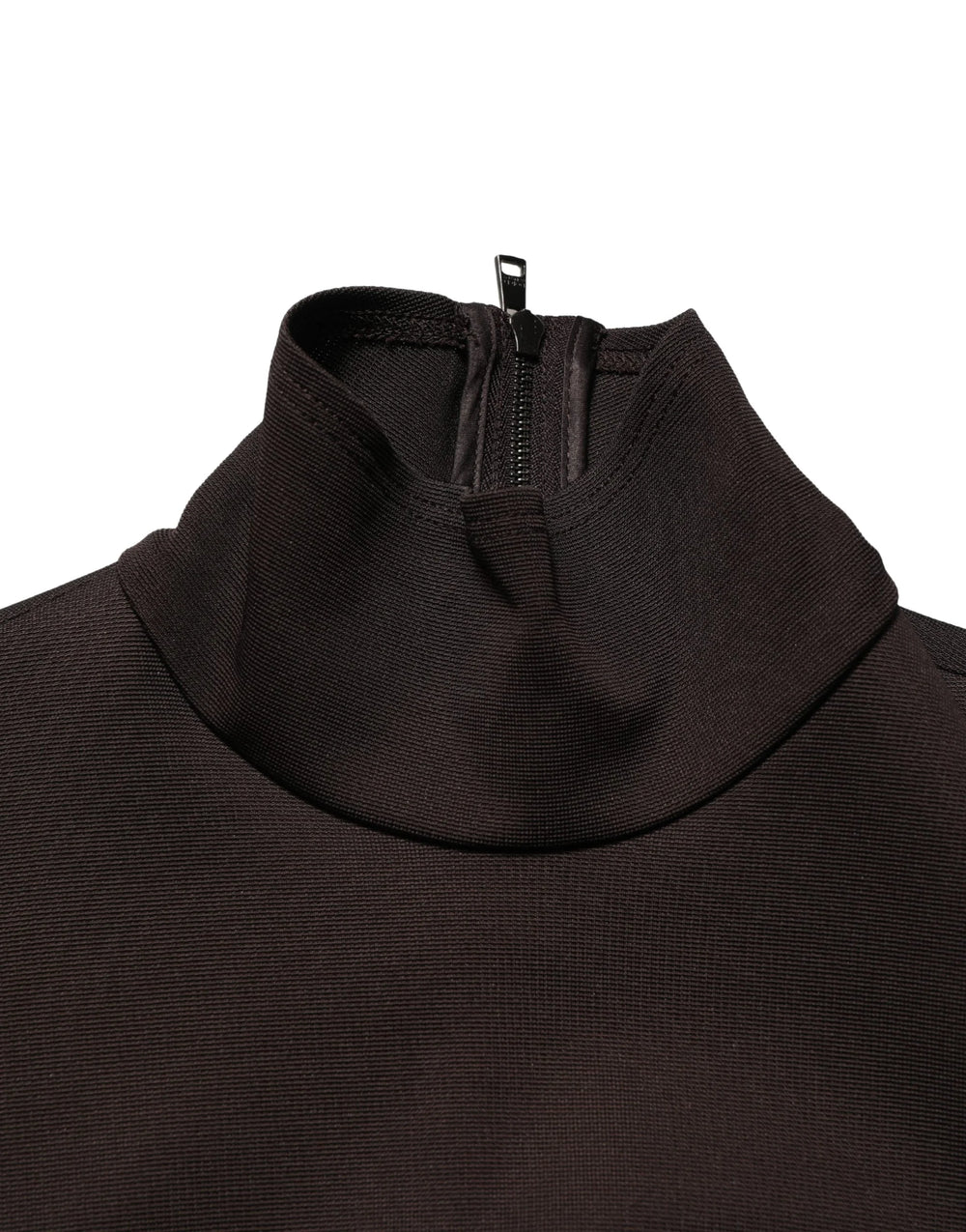 Dolce & Gabbana Brown Turtleneck Jersey Long Maxi Dress - IT44 | L