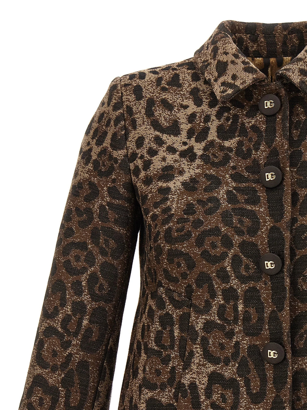 Dolce & Gabbana Brown Virgin Wool Blazer - IT46