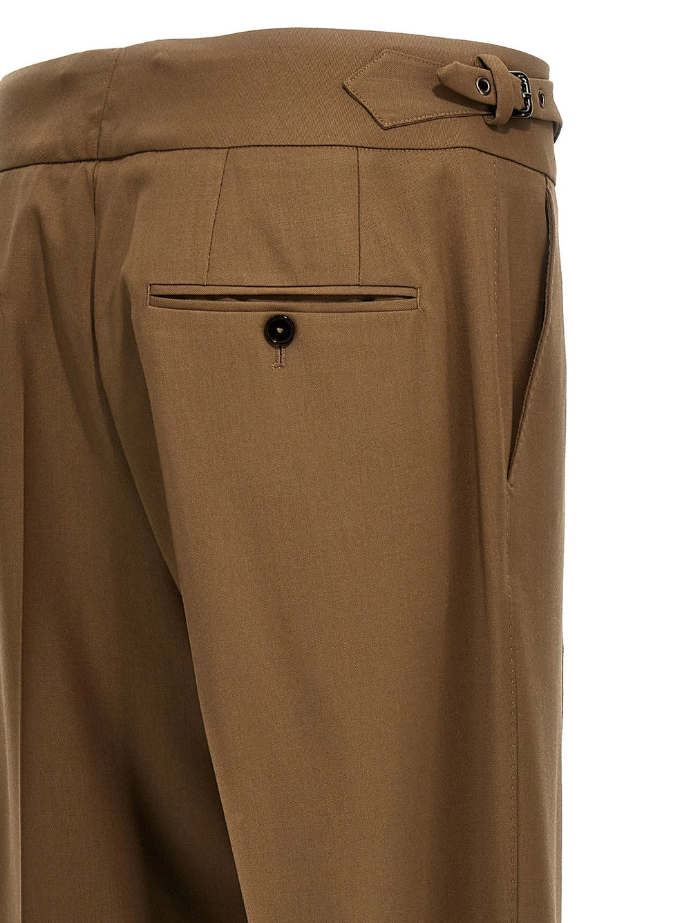 Dolce & Gabbana Brown Virgin Wool Dress Pants - 48 | M