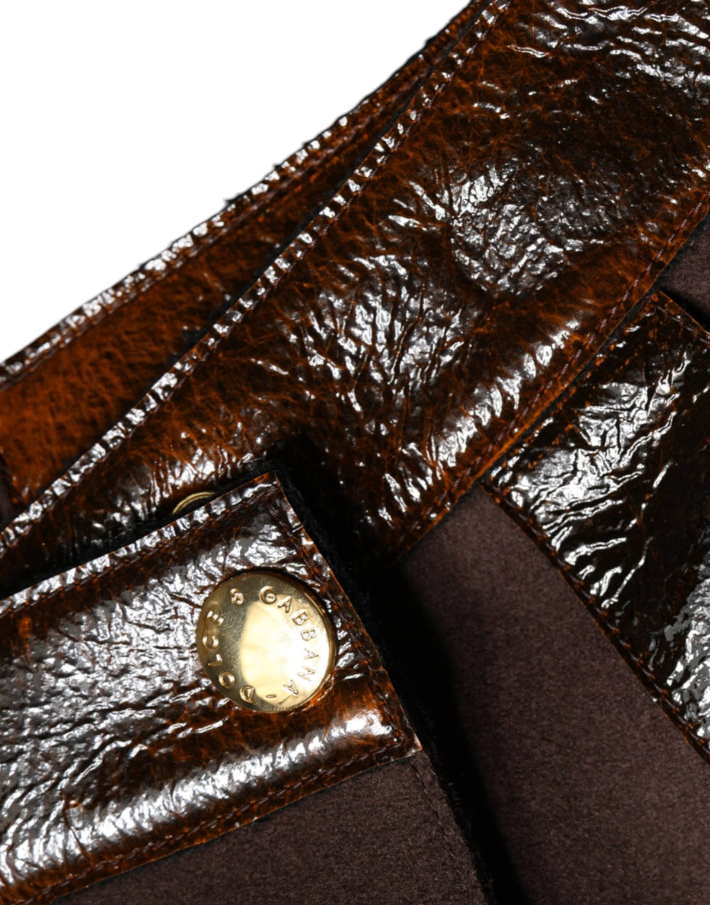 Dolce & Gabbana Brown Virgin Wool Mid Waist A-line Mini Skirt - IT40|S - Skirts