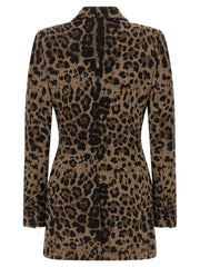 Dolce & Gabbana Brown Viscose Blazer