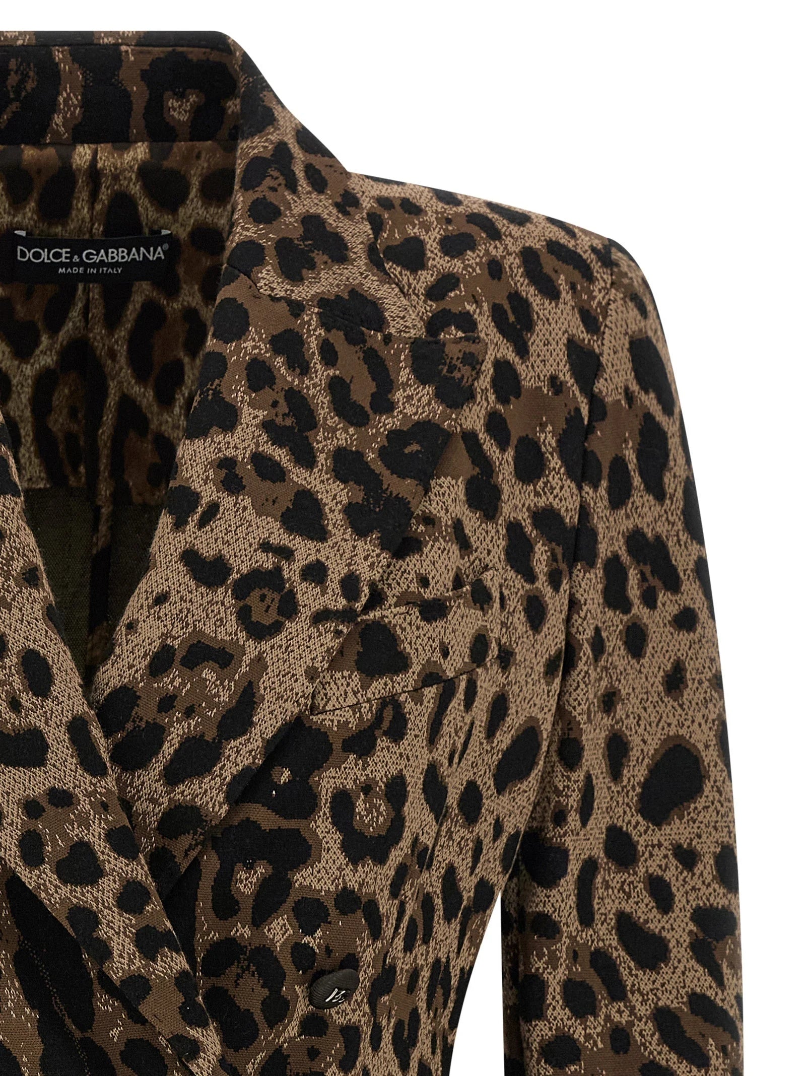 Dolce & Gabbana Brown Viscose Blazer