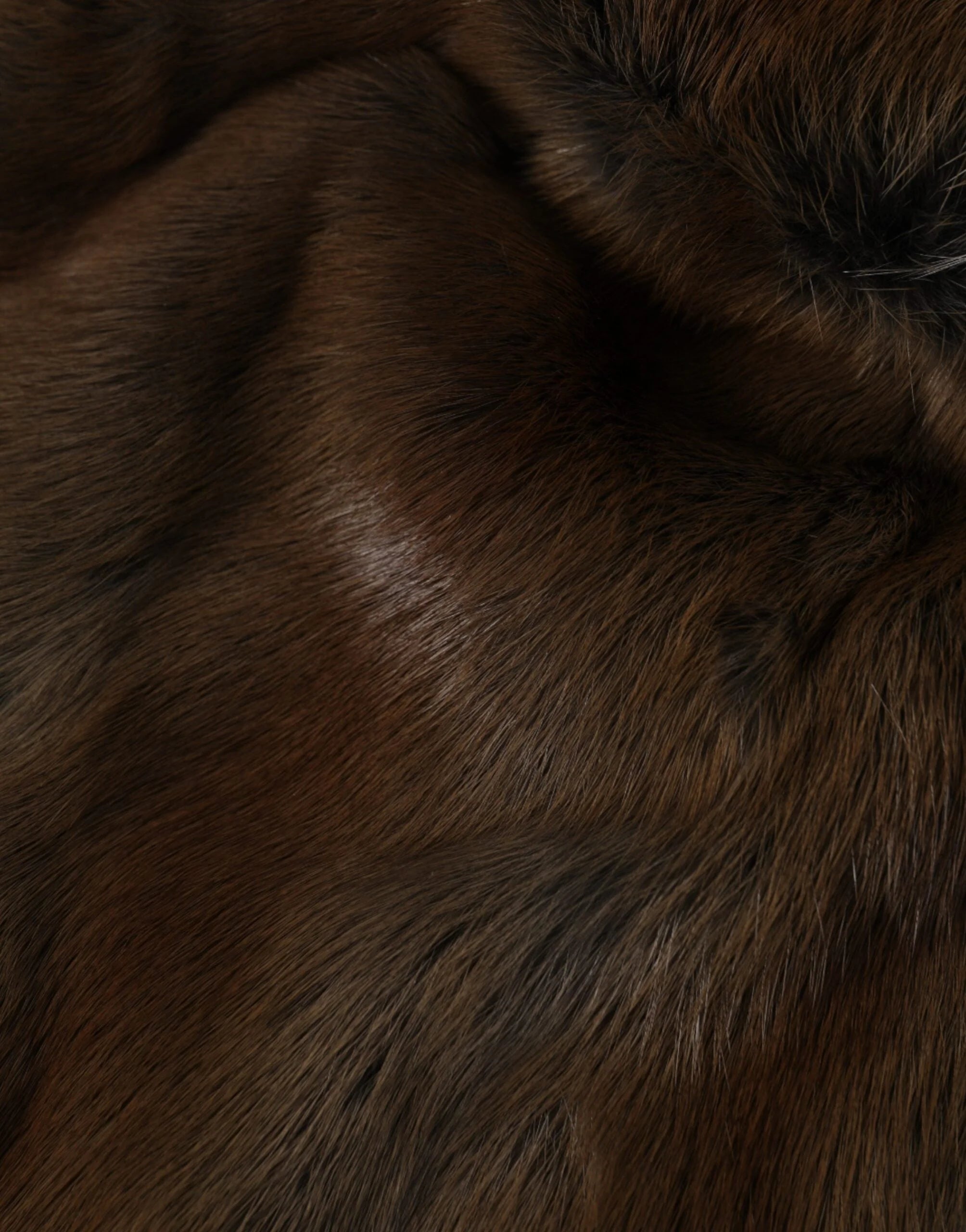 Dolce & Gabbana Brown Weasel Fur Womens Cashmere Hat Beanie - 58 cm|M - Beanies