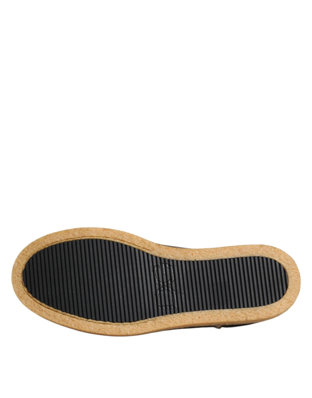 Dolce & Gabbana Brown White Calfskin Leather Loafers Shoes - EU42/US9 - Flats