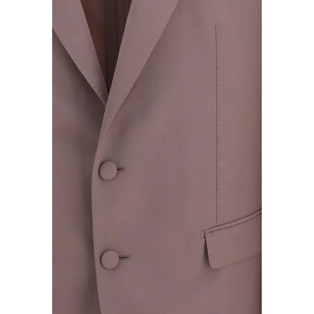 Dolce & Gabbana Brown Wool Oves Aries Jacket