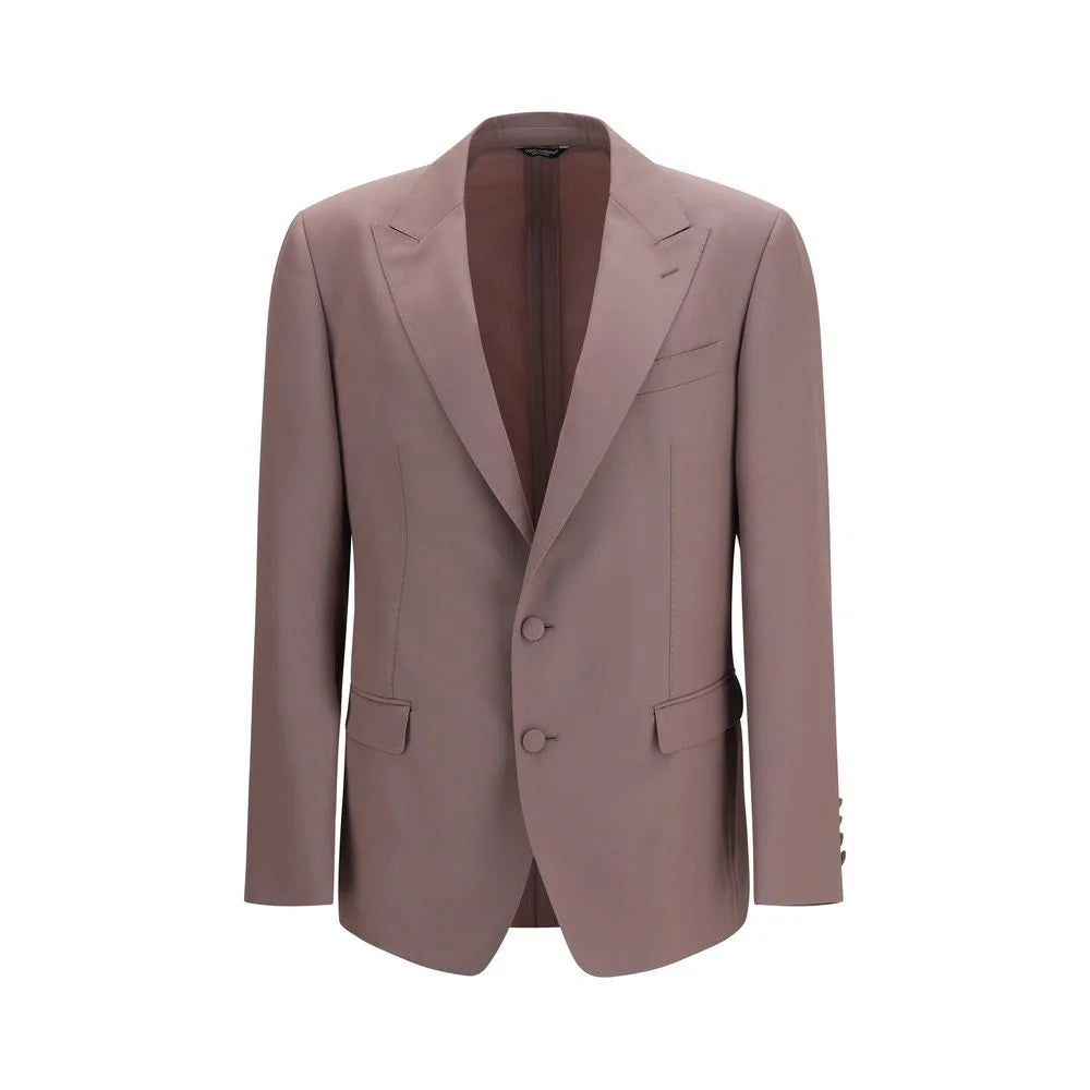 Dolce & Gabbana Brown Wool Oves Aries Jacket