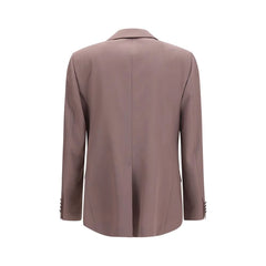 Dolce & Gabbana Brown Wool Oves Aries Jacket